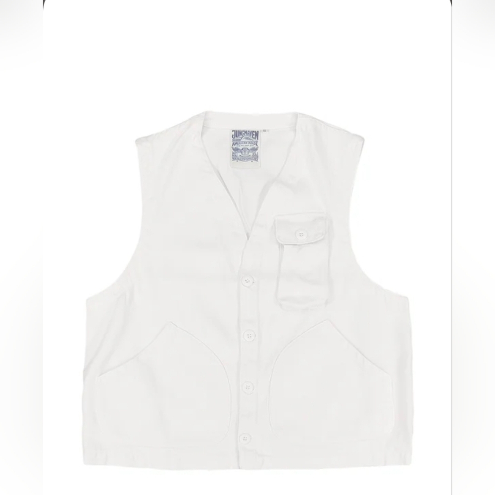 Jungmaven Hemp Cotton Blend Falcon Vest Size XS